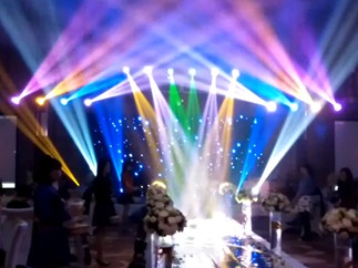 北京希尔顿饭店婚礼开场灯光秀（由于上传原因，清晰度有不同的衰减，请谅解，谢谢！）